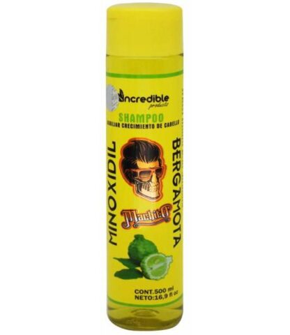SHAMPOO MINOXIDIL Y BERGAMOTA 500 ML INCREDIBLE PRODUCTS