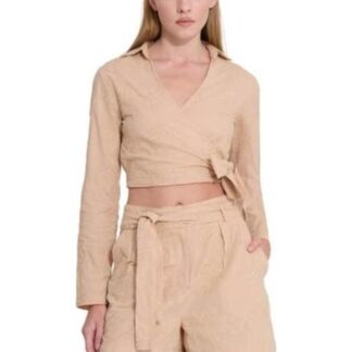 SHORT BORDADO CAMEL HOLLY LAND