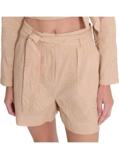 SHORT BORDADO CAMEL HOLLY LAND - Image 3