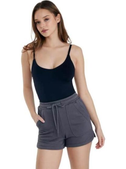 SHORT CASUAL GRIS LOVE TO LOUNGE - Image 2