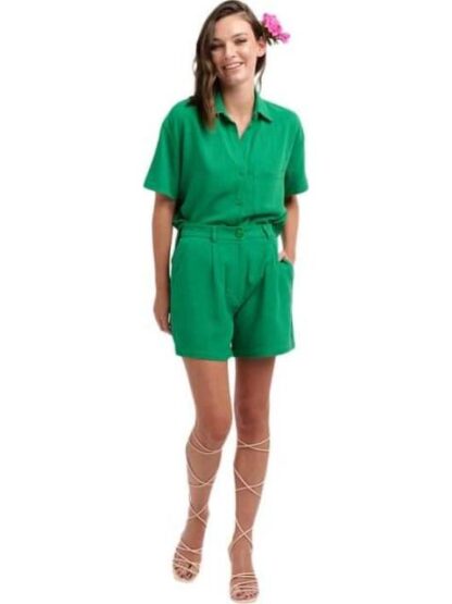 SHORT CASUAL VERDE HOLLY LAND - Image 6