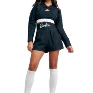 SHORT CINTURA ALTA BARBIE NEGRO BARBIE