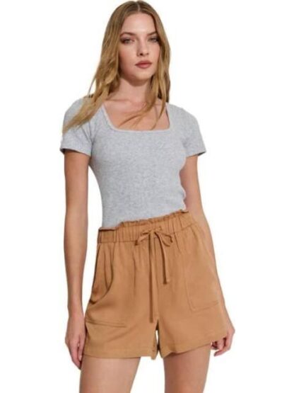 SHORT CINTURA ALTA CAMEL PRIMARK - Image 3