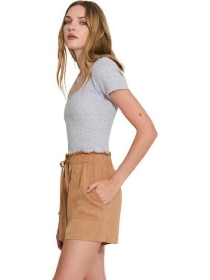SHORT CINTURA ALTA CAMEL PRIMARK - Image 5
