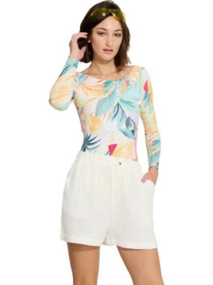 SHORT CINTURA REGULAR BLANCO HOLLY LAND