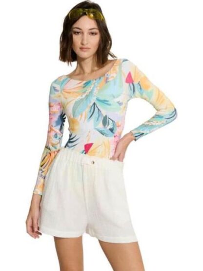 SHORT CINTURA REGULAR BLANCO HOLLY LAND - Image 4