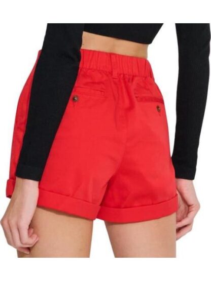 SHORT DE GABARDINA CINTURA REGULAR ROJO HOLLY LAND - Image 5