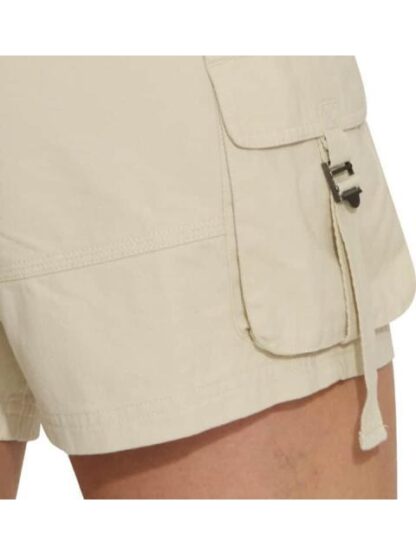 SHORT DE GABARDINA CON BOLSAS CARGO BEIGE HOLLY LAND - Image 6