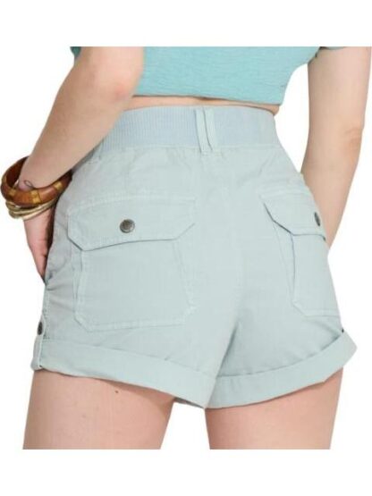 SHORT DE GABARDINA CON ELASTICO AZUL HOLLY LAND - Image 4