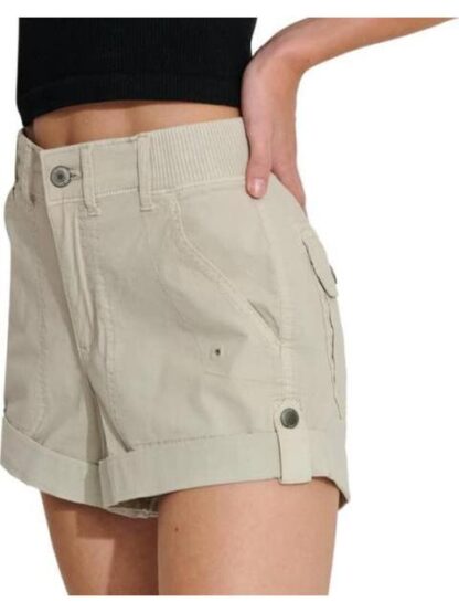 SHORT DE GABARDINA CON ELASTICO GRIS HOLLY LAND - Image 4