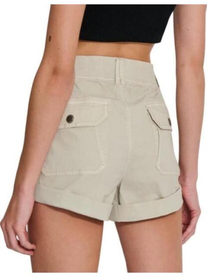 SHORT DE GABARDINA CON ELASTICO GRIS HOLLY LAND - Image 5