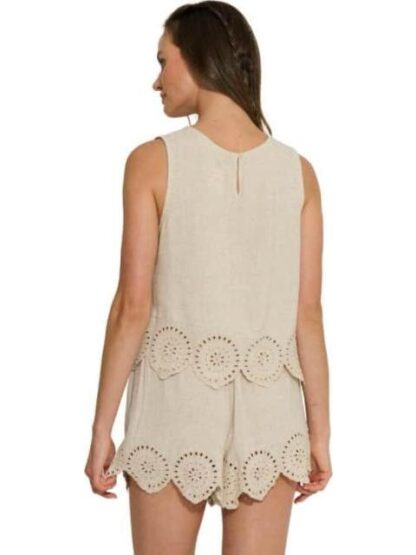 SHORT DE LINO BEIGE HOLLY LAND - Image 2
