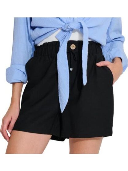 SHORT DE LINO NEGRO HOLLY LAND - Image 3