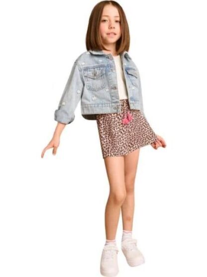 SHORT ESTAMPADO ANIMAL PRINT HOLLY LAND KIDS