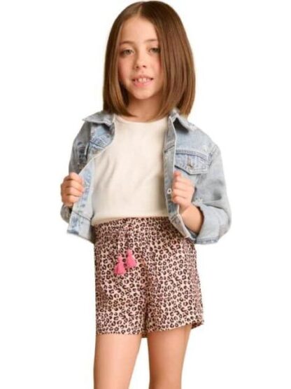 SHORT ESTAMPADO ANIMAL PRINT HOLLY LAND KIDS - Image 2