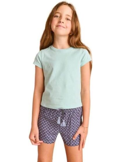 SHORT ESTAMPADO AZUL MARINO HOLLY LAND KIDS