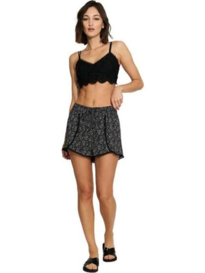 SHORT ESTAMPADO NEGRO PRIMARK