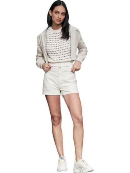 SHORT MEZCLILLA CINTURA ALTA MARFIL ATMOSPHERE DNM