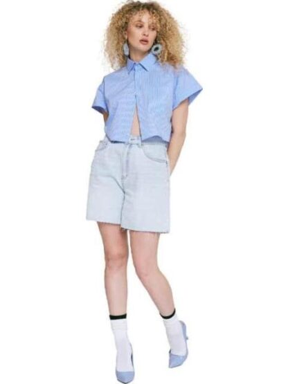SHORT MEZCLILLA CINTURA REGULAR BLEACH ATMOSPHERE DNM