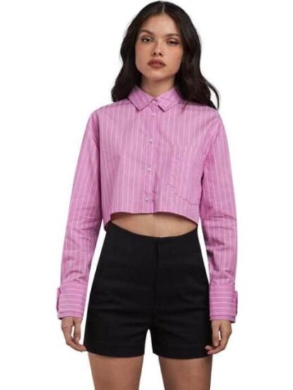 SHORT RECTO CINTURA ALTA NEGRO HOLLY LAND