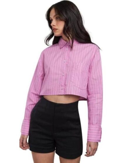 SHORT RECTO CINTURA ALTA NEGRO HOLLY LAND - Image 2