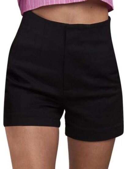 SHORT RECTO CINTURA ALTA NEGRO HOLLY LAND - Image 6