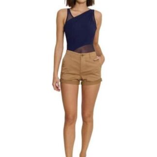 SHORT RESORTE EN CINTURA CAMEL HOLLY LAND