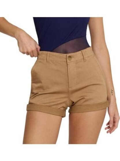 SHORT RESORTE EN CINTURA CAMEL HOLLY LAND - Image 2