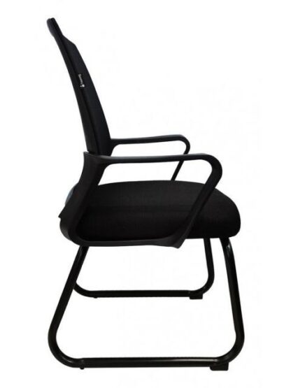 SILLA DE VISITA NEXTEP NE652N CON DESCANSABRAZOS TELA-MALLA COLOR NEGRO - Image 2