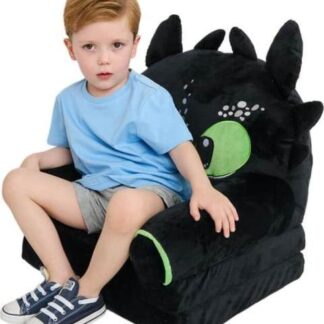SILLON ESTAMPADO APLICACIONES NEGRO DREAM WORKS