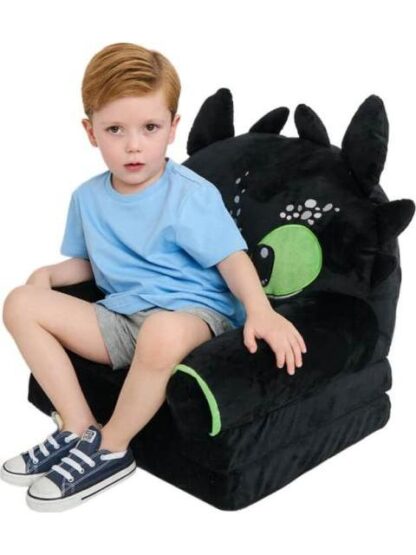 SILLON ESTAMPADO APLICACIONES NEGRO DREAM WORKS