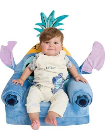SILLON PLEGABLE STITCH AZUL DISNEY