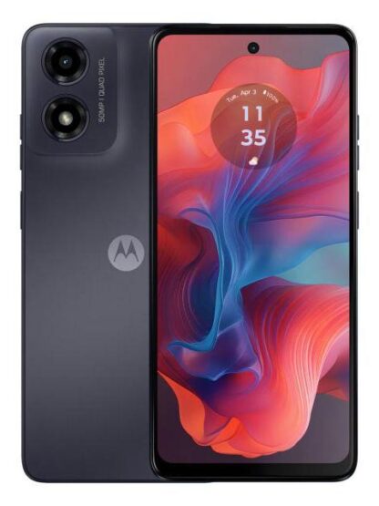 SMARTPHONE MOTOROLA MOTO G04S GRAPHITE DE 128 GB 4 GB+4 GB RAM BOOST CAM DE 50 MP PANTALLA GORILLA GLASS 6.6