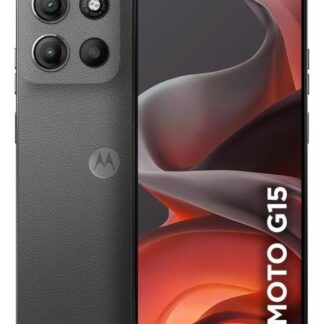 SMARTPHONE MOTOROLA MOTO G15 256 GB 4 GB DE RAM BOOST Y CAMARA DE 50 MP CON INTELIGENCIA ARTIFICIAL Y VISION NOCTURNA BATERIA DE 5200 MAH PANTALLA 6.7 FHD+ CON NFC SUPERBRILLANTE GRAFITO