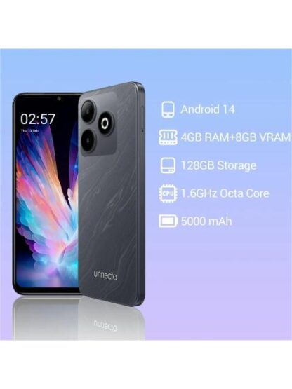 SMARTPHONE UNNECTO BOLT 10 ANDROID 14 DUAL SIM 4GB 128 GB 16 MP DOB - Image 3