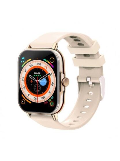 SMARTWATCH NECNON NSW201 1.81 PULGADAS FULL TOUCH IP67 BT 5.0 ANDROID-IOS BEIGE DORADO