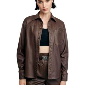 SOBRECAMISA EFECTO PIEL CAFE HOLLY LAND
