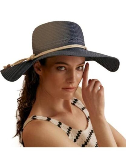 SOMBRERO DE PLAYA AZUL MARINO HOLLY LAND - Image 2
