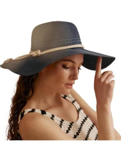 SOMBRERO DE PLAYA AZUL MARINO HOLLY LAND - Image 3