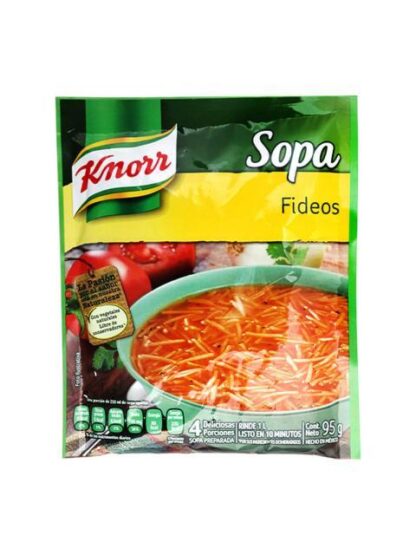 SOPA INSTANTANEA KNORR FIDEOS 95 GR