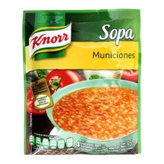 SOPA INSTANTANEA KNORR MUNICIONES 95 GR