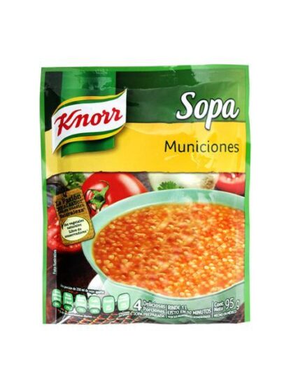 SOPA INSTANTANEA KNORR MUNICIONES 95 GR