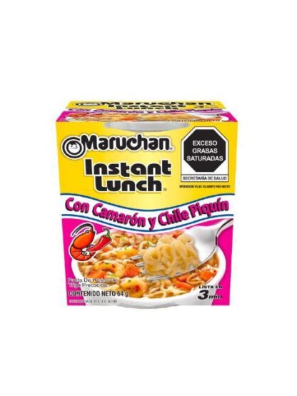 SOPA INSTANTANEA MARUCHAN CAMARON PIQUIN 64 GR