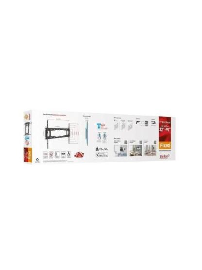 SOPORTE DE PARED BARKAN E400+ PARA PANTALLA FIJO-CURVO-PLANO 32 90 HASTA 60KG NEGRO - Image 2