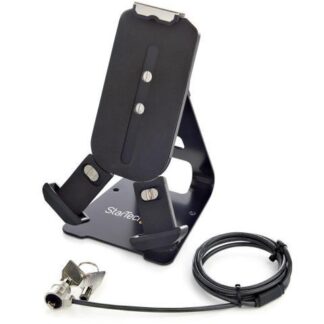 STARTECH SOPORTE DE SEGURIDAD PARA TABLET SECTBLTDT 7.9 - 13 NEGRO INCLUYE CANDADO EN CABLE