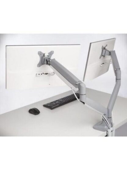 KENSINGTON BRAZO DE ESCRITORIO PARA 2 MONITORES 13 - 32 HASTA 18KG GRIS-PLATA - Image 7