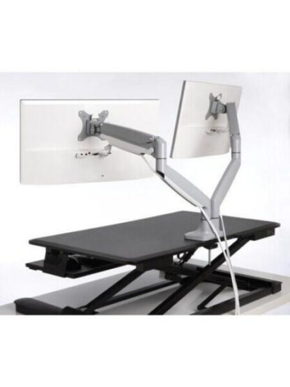KENSINGTON BRAZO DE ESCRITORIO PARA 2 MONITORES 13 - 32 HASTA 18KG GRIS-PLATA - Image 9