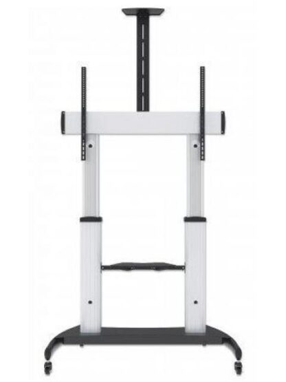 MANHATTAN SOPORTE MOVIL PARA PANTALLA 60 - 100 HASTA 100KG PLATA - Image 3