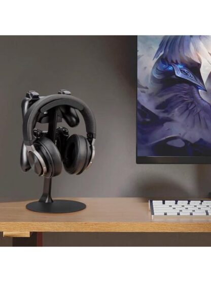 SOPORTE PARA AURICULARES ACTECK BD414 ABS METAL SILICONA - Image 6