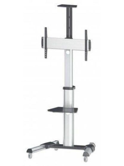 MANHATTAN SOPORTE TIPO CARRITO PARA PANTALLAS 37 A 70 O 50KGS NEGRO-PLATA - Image 2